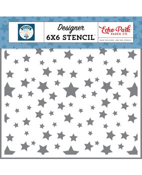 Echo Park Birthday Stars Stencil (BIB263033) (DISCONTINUED) Echo Park Birthday Stars Stencil (BIB263033) (DISCONTINUED)