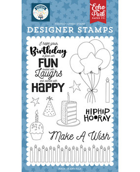 Echo Park Birthday Fun Clear Stamps (BIB263043) (DISCONTINUED) Echo Park Birthday Fun Clear Stamps (BIB263043) (DISCONTINUED)