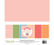 Echo Park Birthday Girl 12x12 Inch Coordinating Solids Paper Pack (BIG262015)