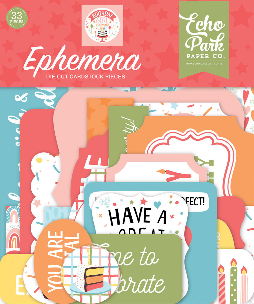Echo Park Birthday Girl Ephemera (BIG262024) (DISCONTINUED) Echo Park Birthday Girl Ephemera (BIG262024) (DISCONTINUED)