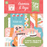 Echo Park Birthday Girl Frames & Tags (BIG262025) (OUTLET)