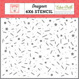 Echo Park Birthday Sprinkles Stencil (BIG262034) (DISCONTINUED)
