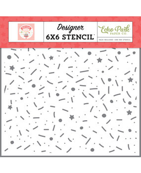 Echo Park Birthday Sprinkles Stencil (BIG262034) (OUTLET)