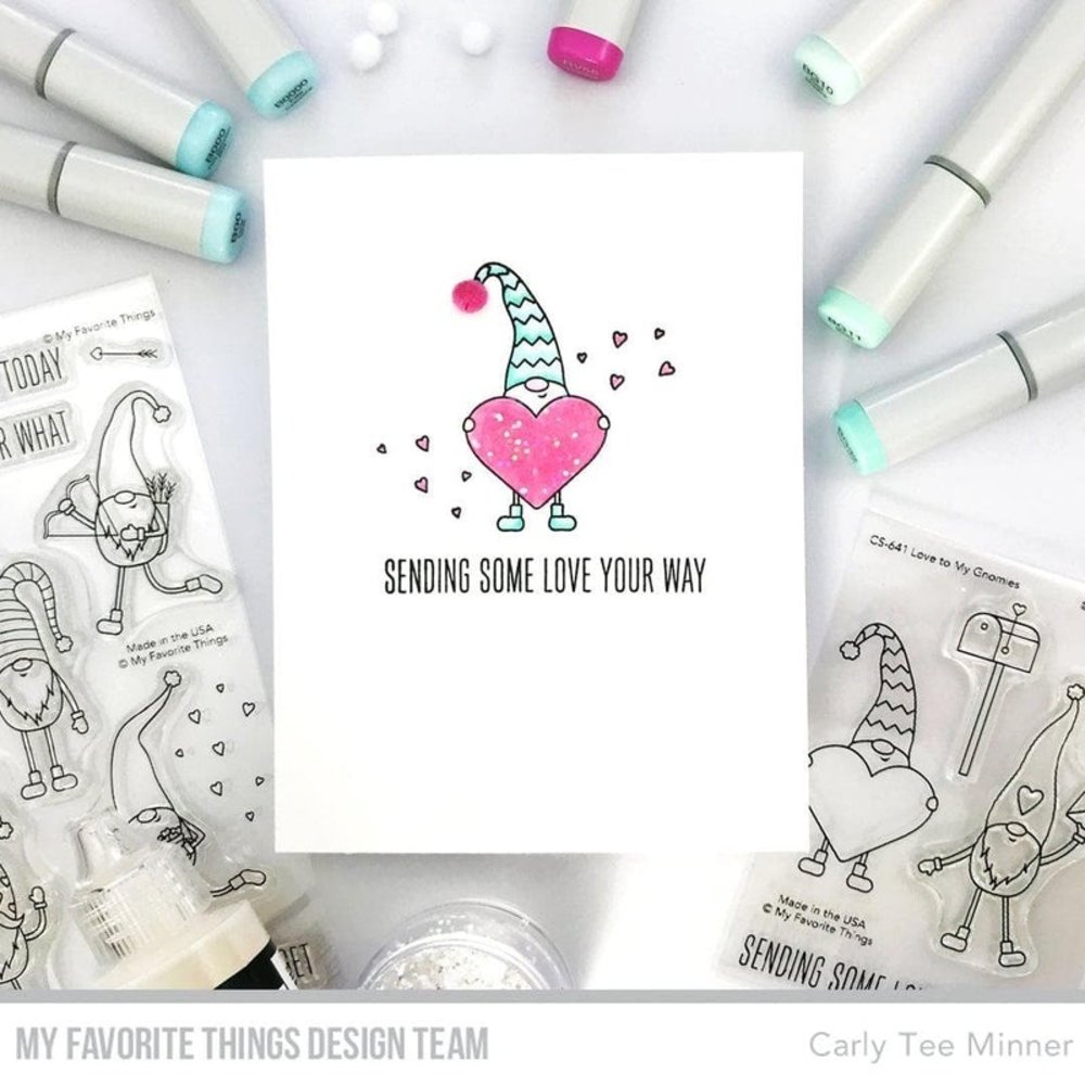 My Favorite Things Love to My Gnomies Clear Stamps (CS-641) (OUTLET)