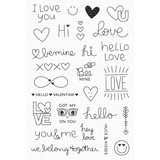 My Favorite Things All Kinds of Love Clear Stamps (MSTN-002) (OUTLET)