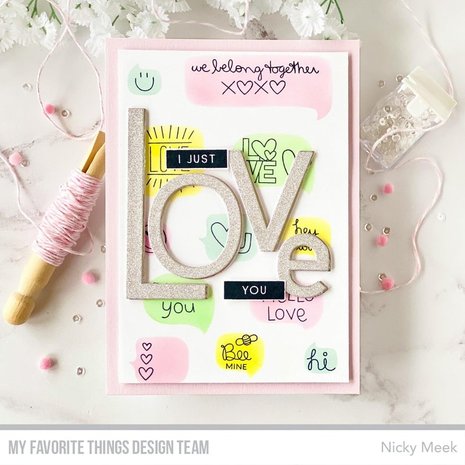 My Favorite Things All Kinds of Love Clear Stamps (MSTN-002) (OUTLET) My Favorite Things All Kinds of Love Clear Stamps (MSTN-002) (OUTLET)