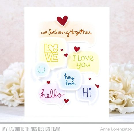 My Favorite Things All Kinds of Love Clear Stamps (MSTN-002) (OUTLET) My Favorite Things All Kinds of Love Clear Stamps (MSTN-002) (OUTLET)