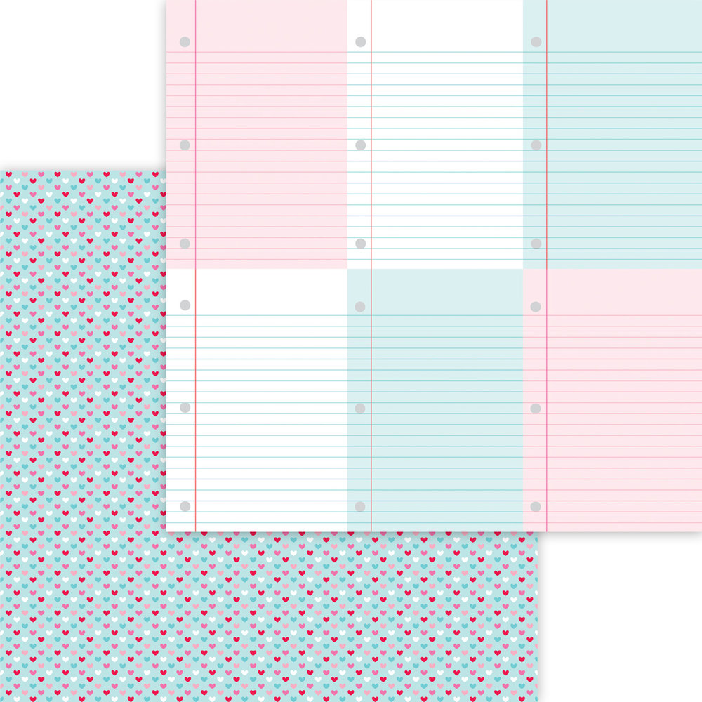 Doodlebug Design Lots of Love 12x12 Inch Paper Pack (7587) (DISCONTINUED)