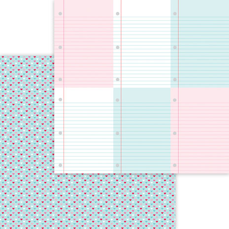 Doodlebug Design Lots of Love 12x12 Inch Paper Pack (7587) (DISCONTINUED)