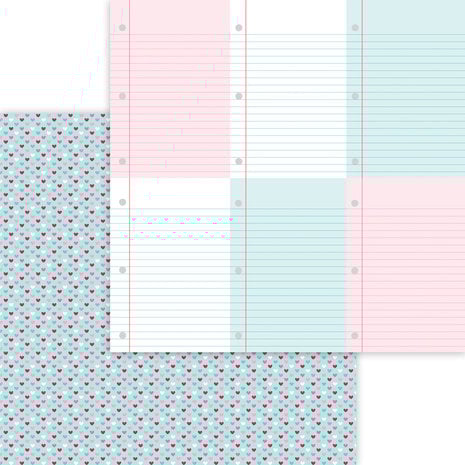 Doodlebug Design Lots of Love 6x6 Inch Paper Pad (7586) (DISCONTINUED)