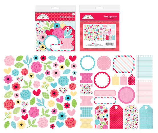 Doodlebug Design Lots of Love Bits & Pieces (7570) (DISCONTINUED) Doodlebug Design Lots of Love Bits & Pieces (7570) (DISCONTINUED)