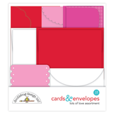 Doodlebug Design Lots of Love Assortment Cards & Envelopes (7571) (DISCONTINUED)