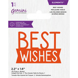 Gemini Best Wishes Mini Elements Dies (GEM-MINI-DIE-020) (DISCONTINUED)