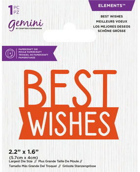 Gemini Best Wishes Mini Elements Dies (GEM-MINI-DIE-020) (DISCONTINUED) Gemini Best Wishes Mini Elements Dies (GEM-MINI-DIE-020) (DISCONTINUED)