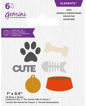 Gemini Pets Mini Elements Dies (GEM-MINI-DIE-022) (OUTLET)