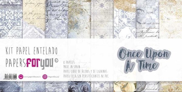 Papers For You Once Upon A Time Canvas Scrap Pack (8pcs) (PFY-4739) (DISCONTINUED) Papers For You Once Upon A Time Canvas Scrap Pack (8pcs) (PFY-4739) (DISCONTINUED)
