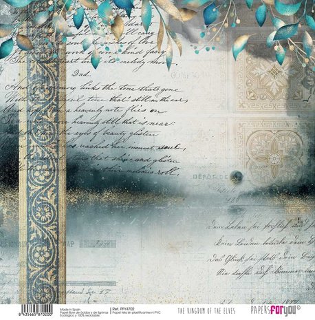 Papers For You The Kingdom Of The Elves Canvas Scrap Pack (8pcs) (PFY-4701) (DISCONTINUED)