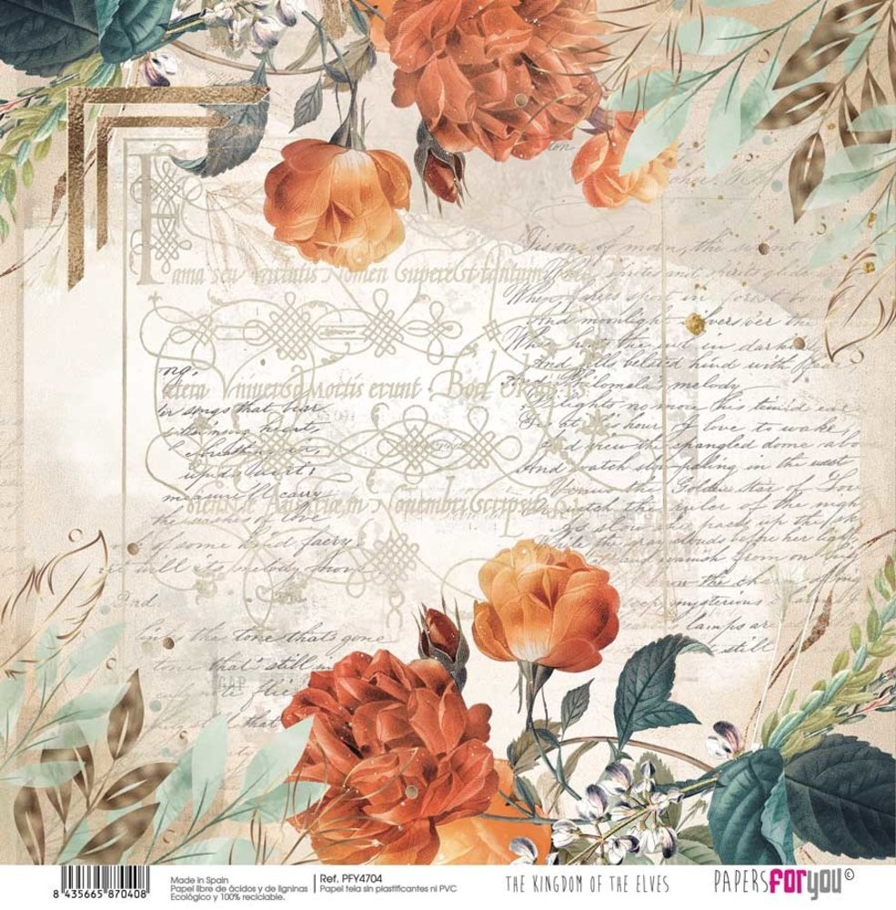Papers For You The Kingdom Of The Elves Canvas Scrap Pack (8pcs) (PFY-4701) (DISCONTINUED)