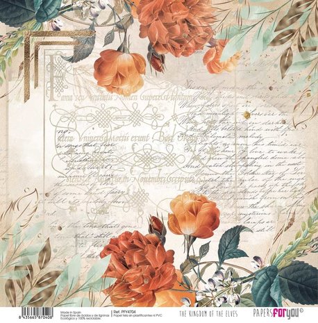 Papers For You The Kingdom Of The Elves Canvas Scrap Pack (8pcs) (PFY-4701) (DISCONTINUED)