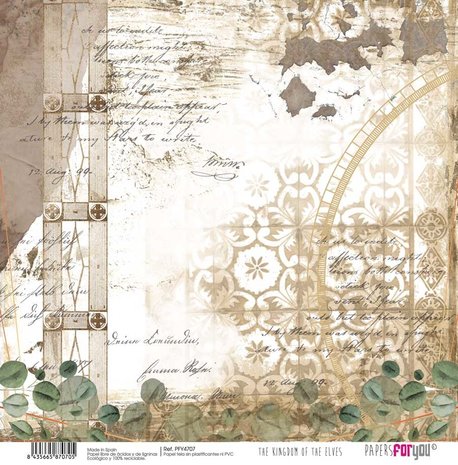 Papers For You The Kingdom Of The Elves Canvas Scrap Pack (8pcs) (PFY-4701) (DISCONTINUED)