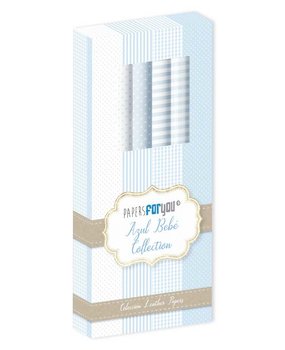 Papers For You Azul Bebe Collection Leather Paper Kit (4pcs) (PFY-4731) (DISCONTINUED) Papers For You Azul Bebe Collection Leather Paper Kit (4pcs) (PFY-4731) (DISCONTINUED)