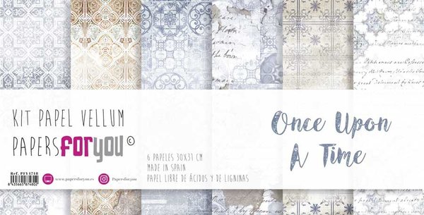 Papers For You Once Upon A Time Vellum Paper Pack (6pcs) (PFY-4748) (DISCONTINUED)