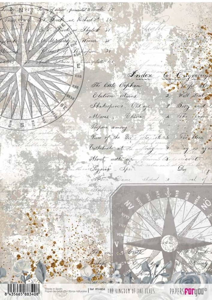 Papers For You The Kingdom Of The Elves A4 Rice Paper (6 pcs) (PFY-4834) (DISCONTINUED)