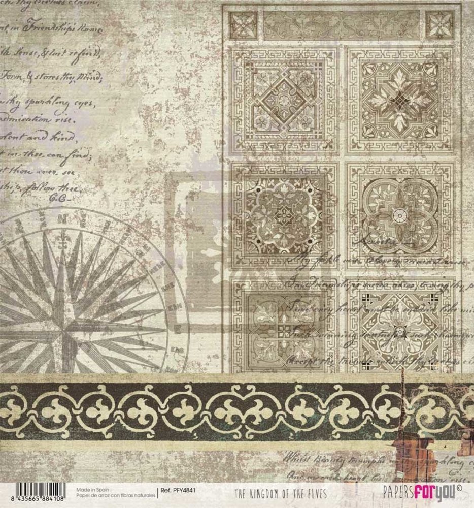 Papers For You The Kingdom Of The Elves Rice Paper (6 pcs) (PFY-4841) (DISCONTINUED)