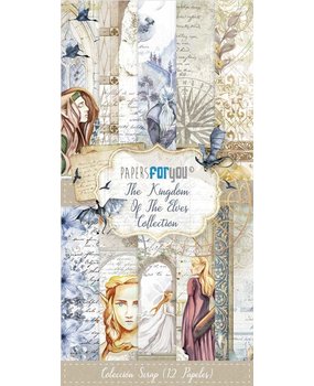 Papers For You The Kingdom Of The Elves Slim Scrap Paper Pack (12pcs) (PFY-4590) (DISCONTINUED)