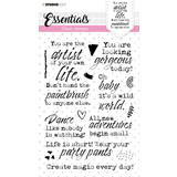 Studio Light You are an Artist Clear Stamps (SL-ES-STAMP121) (OUTLET)