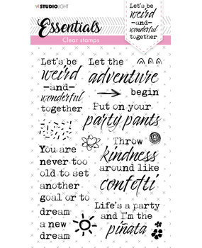 Studio Light Let's Be Weird Clear Stamps (SL-ES-STAMP120) (OUTLET)