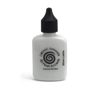 Cosmic Shimmer 3D Accents Pearl Silver 30ml (CSGSILVER)
