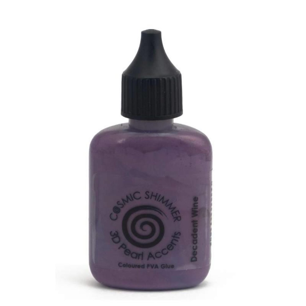 Cosmic Shimmer 3D Accents Pearl Decadent Wine 30ml (CSPMGWINE) (OUTLET)