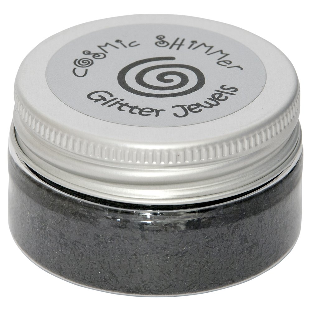 Cosmic Shimmer Glitter Jewels Ebony Ice 25ml (CSGJEBONY) (OUTLET)