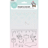 Studio Light Sweet Stories Stamp & Die Penguin (SL-SS-SCD18) (OUTLET)