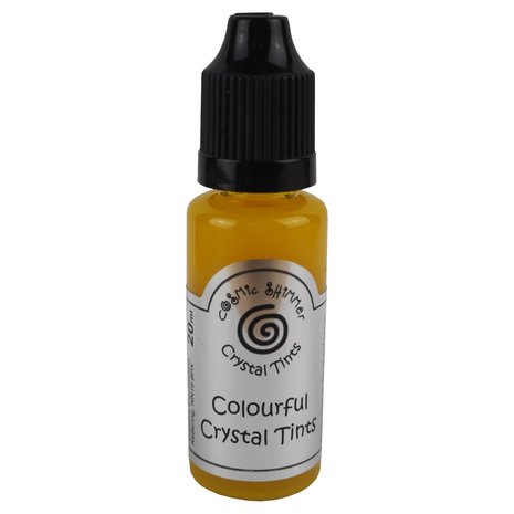 Cosmic Shimmer Colourful Crystal Tints Yellow Citrine 20ml (CSCTCITRINE) (OUTLET) Cosmic Shimmer Colourful Crystal Tints Yellow Citrine 20ml (CSCTCITRINE) (OUTLET)