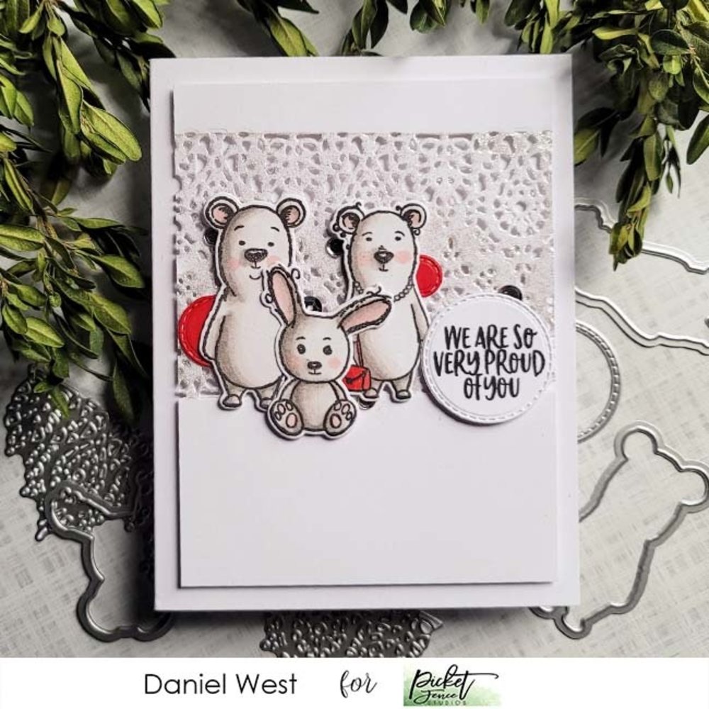 Picket Fence Studios Somebunny Loves You 4x8 Inch Clear Stamps (A-151) (OUTLET) Picket Fence Studios Somebunny Loves You 4x8 Inch Clear Stamps (A-151) (OUTLET)
