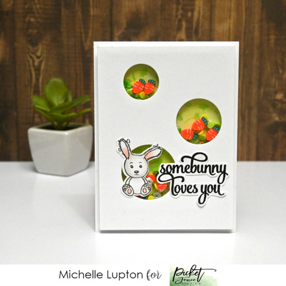 Picket Fence Studios Somebunny Loves You 4x8 Inch Clear Stamps (A-151) (OUTLET) Picket Fence Studios Somebunny Loves You 4x8 Inch Clear Stamps (A-151) (OUTLET)