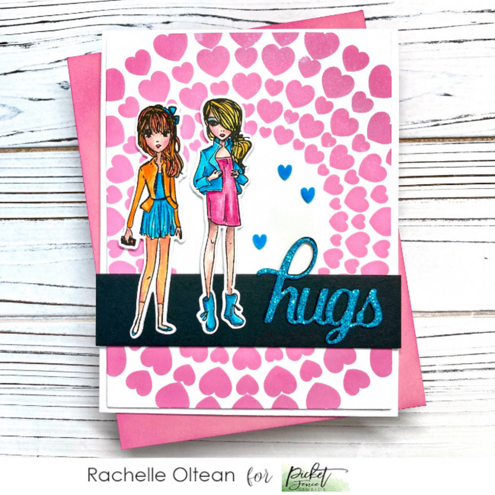 Picket Fence Studios Girls Find Your Tribe 4x8 Inch Clear Stamps (BFF-117) (OUTLET) Picket Fence Studios Girls Find Your Tribe 4x8 Inch Clear Stamps (BFF-117) (OUTLET)