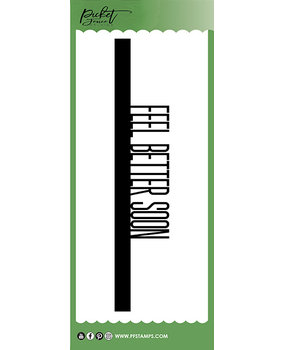 Picket Fence Studios Slim Line Feel Better Soon Word 4x10 Inch Topper Dies (SDCS-137) (OUTLET) Picket Fence Studios Slim Line Feel Better Soon Word 4x10 Inch Topper Dies (SDCS-137) (OUTLET)