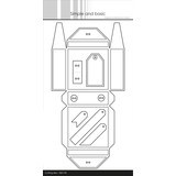 Simple and Basic Square Giftbox Cutting Dies (SBD198) (DISCONTINUED)