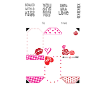 LDRS Creative Love Tag Stack 4x6 Inch Clear Stamps (LDRS3364)