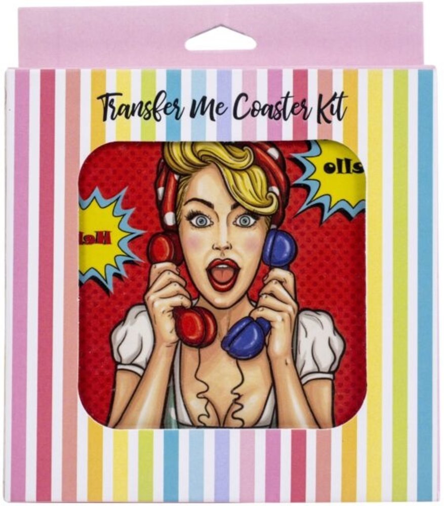 Dress My Craft Transfer Me Coaster Kit (DMCA5989) (OUTLET)