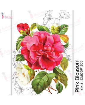 Dress My Craft Transfer Me Pink Blossom (DMCDP1806) (OUTLET) Dress My Craft Transfer Me Pink Blossom (DMCDP1806) (OUTLET)