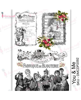 Dress My Craft Transfer Me You & Me (DMCDP2092) (OUTLET) Dress My Craft Transfer Me You & Me (DMCDP2092) (OUTLET)