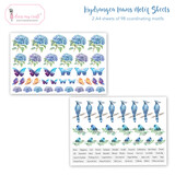 Dress My Craft Hydrangea Lawns A4 Motif Sheet (2pcs) (DMCP1156) (OUTLET)