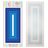 Dress My Craft Cutting Die Slimline Double Stitched (DMCD4180) (OUTLET)