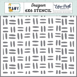 Echo Park Stitched Pattern Stencil (IAB278034) (DISCONTINUED)