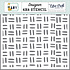 Stitched Pattern Stencil (IAB278034) (OUTLET)