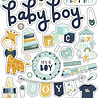 Echo Park It’s A Boy Puffy Stickers (IAB278066) (OUTLET)